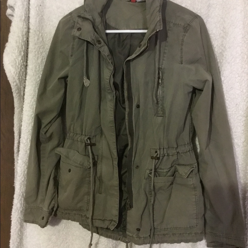 Army green jacket